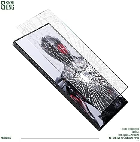 Xinxugong 2 protetor de tela de embalagem, anti-arranhão 9h Drafidade Cobertura completa Filme de protetor de vidro temperado para