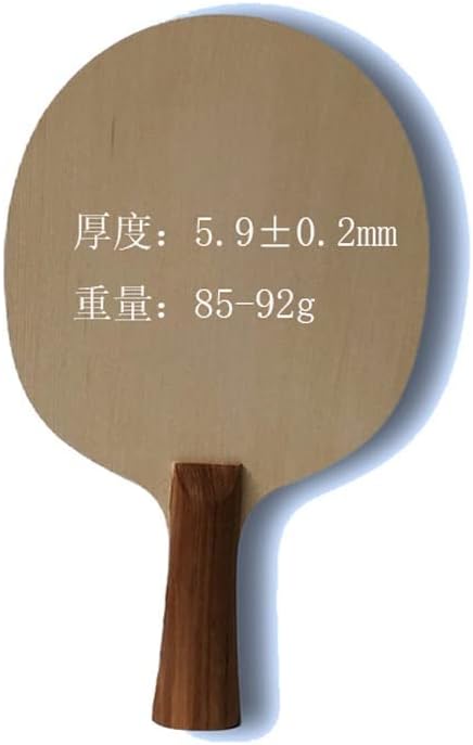 Dloett Special Making Hinoki Face Wood Tenis Bat Wood com arilato de fibra de carbono pingue -pongue pato de lâmina