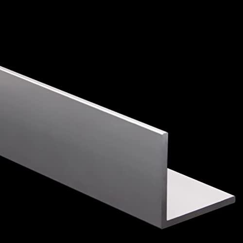 Ângulo de alumínio mssoomm 25 mm x 25 mm x 1290 mm de comprimento 3 mm de espessura 10pcs, 10 pacote 1 x 1 x 50,79 comprimento