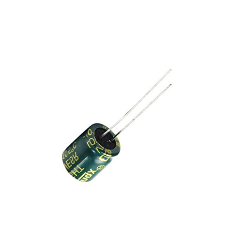 FILECT 20PCS Capacitor eletrolítico radial de alumínio LOW ESR GREEN 4.7UF 400V 8X10MM MULHERA Correnta de ondulação