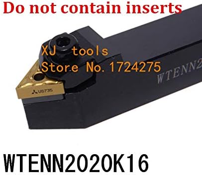 Fincos WTENN2020K16 Ferramenta de torneamento CNC, ferramentas de corte de torno de metal, ferramentas de máquinas de