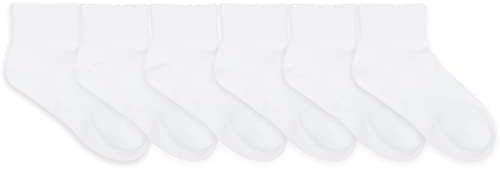 Robeez Children/Youth Quarter Lenging Socks, rico em algodão para roupas diárias, 6 pacote, meninas, meninos, unissex, 1-6 anos