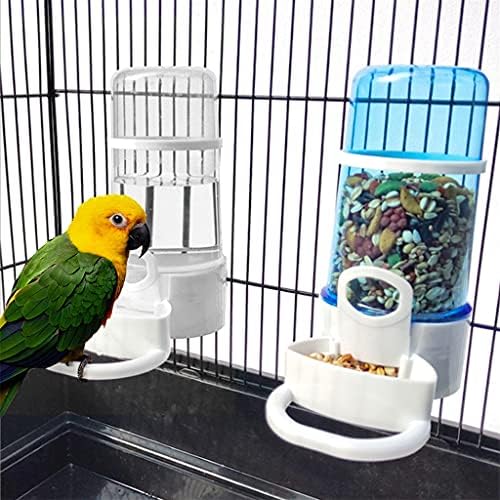 Slatiom Pet Bird plástico alimentador automático Parrot Cockatiel Feeding Water Drinker Copo Bowl Dispensador Supplimentos de