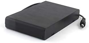 X-Dree 2,1 x 5,5 mm 8 Capacidade 12V Plástico Caixa de caixa W Tampa w para bateria AA (custódia em plástico DA 2,1