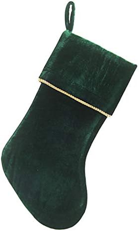 Etistta Classic 20 polegadas Velvet Christmas meias, decoração de natal Decoração de veludo macio para decorações de lareira de Natal