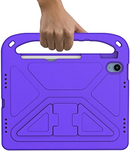 Tablet Protetive Case Kids Case Compatível com iPad 10th Generation 10.9 2022 Lançado, alça de prova de choque leve Stand Kids Caso de proteção de proteção amigável Caso múltiplo