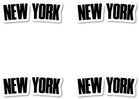 Adesivos de adesivos de Nova York Adesivos - adesivos de laptop - decalque de vinil de 2,5 - laptop, telefone, tablet vinil adesivo