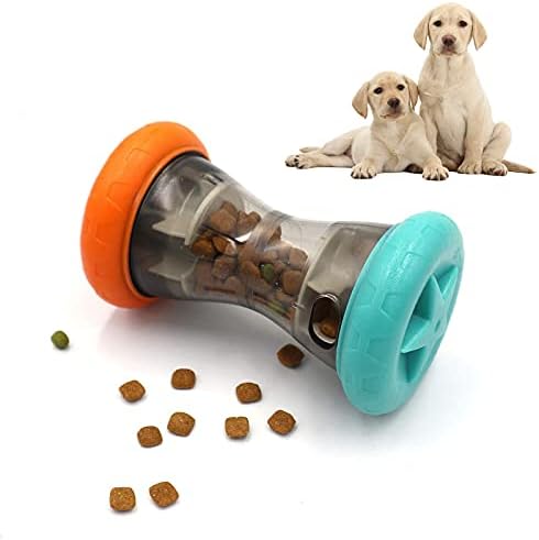 Aelflane Treat Dispensing Puzzle Brinqued para cães pequenos, brinquedos interativos de perseguição, alimentador