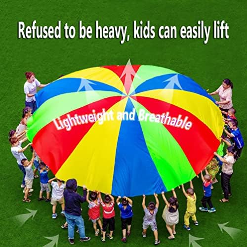 1-12m crianças jogam Rainbow Parachute Kindergarten Early Education Education Coordenation Training Physical Gymnastics Gymnastics