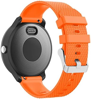 Bkuane 20mm Silicone Rubber Watch Watch Band para Garmin Vivoactive 3/Vivomove HR Smart Watch Band Band