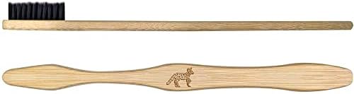 Escova de dentes de bambu 'Fox' Azeeda