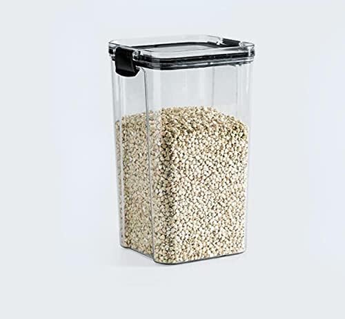 Yarngi Kitchen PP Caixa de plástico transparente, caixa de armazenamento de geladeira de grãos, armazenamento de especiarias