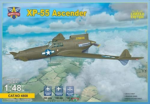 ModelsVit MDV48008 1:48 XP-55 Ascender [kit de construção de modelos]