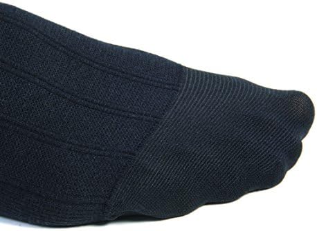 BSN Medical 113134 Jobst for Men Casual Sock, Knee High, 30-40 mmHg, dedão fechado, grande, preto