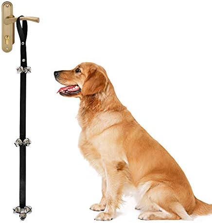 Puppy Bells Dog Bells para maçaneta de porta/Treinamento/alerta do penico para ir para o cachorrinho para cachorros cachorros cachorros cão de pet gato de estimação maior qualidade premium
