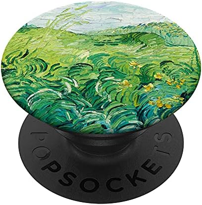 Van Gogh Green Wheat Fields Modern Art Painting Capa de telefone Popsockets Swappable PopGrip