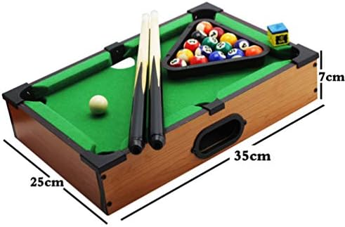 Tabletop piscina mini bilhar mesa de bilhar com bolas sinais rack piscina esporte tiro de família jogando brinquedo para jogos de mesa de escritório em casa