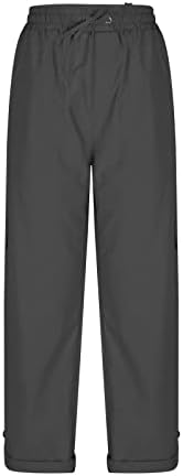 Calças de carga feminina Calças de verão Calças leves leves para viagens secas de golfe calças resistentes à água ao ar livre para