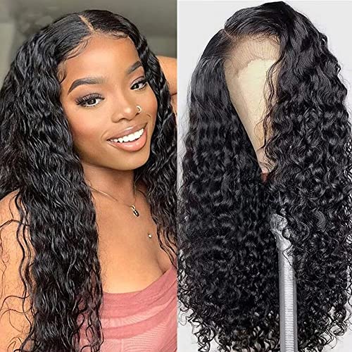 Quinlux Wigs Water Water Water Curly 360 HD Lace Wigs Front Wigs Human Wigs Deep Wave Deep 360 Transparente Lace peruca pré -arrancada