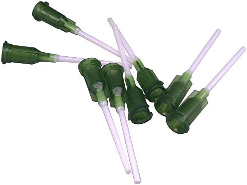 A agulhas de dispensação de seringa com trava Luer 14 Ga x 1 polegada de comprimento, PP Plástico resistente ao calor
