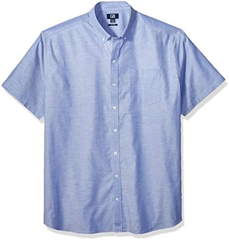 Cutter & Buck Men's Wrinkle Strelch Manum Button Down Dirse