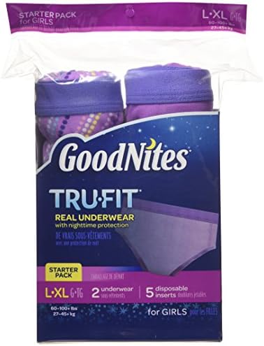Goodnites Kit de partida de roupas íntimas duráveis