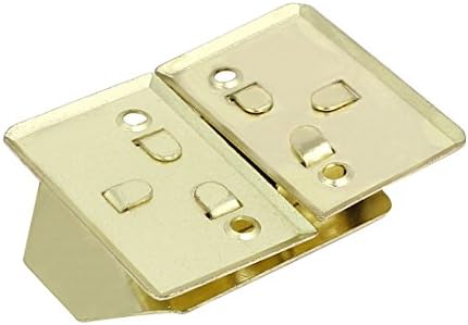 Aexit Toolbox Jewelry Door Hardware e Bloqueios Caixa de presente Caixa de metal trava de metal captura ton dourado 38mm Deadbolts comprimento 4pcs