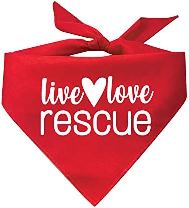 Live Love Rescue Impred Dog Bandana