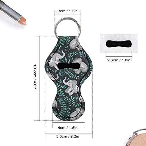BycheCar Chapstick Holder Keychain for Women Lippy Clip Correntes de chave fofas para suporte