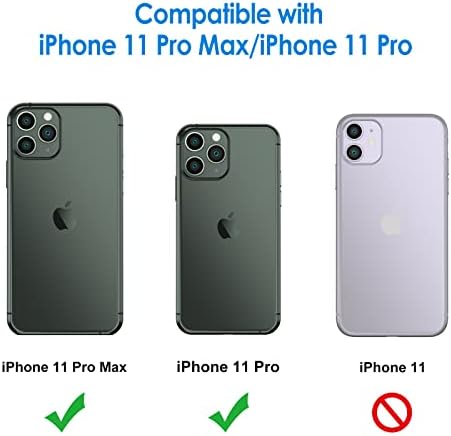 Jetch Camera Lens Protector para iPhone 11 Pro máximo de 6,5 polegadas e iPhone 11 Pro 5,8 polegadas, vidro temperado de