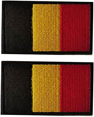 Patches bordados da bandeira da Bélgica