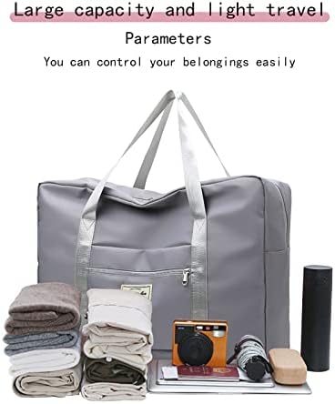 Bolsa de mochila compacível para viagem, bolsa dobrável para a bolsa de viagem de viagem de bagagem de bagagem esportiva
