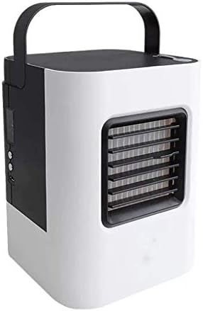 ISOBU LILIANG-- RECOLADORES EVAPORATIVOS Air Cooler Mini Usb Air Condicionado Personal Small Free de umidificador de resfriamento com alça portátil, 3 velocidades e luz LED para escritório, BMZDLFJ-1