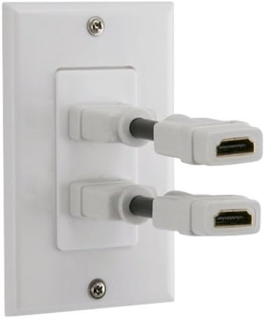 VANCO 120902X Linha Slim Dual Hdmi Décor Placas de parede