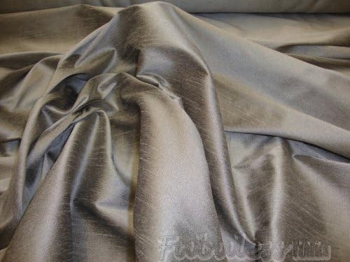 Dove Shantung Dupioni Faux Silk Fabric por pátio