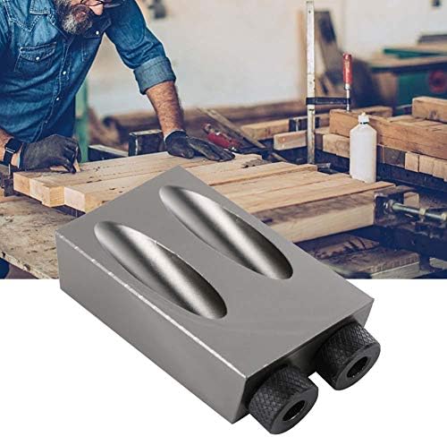 Posicionador de orifício de madeira definir o conjunto de perfuração do orifício de bolso Acessórios para o gabarito