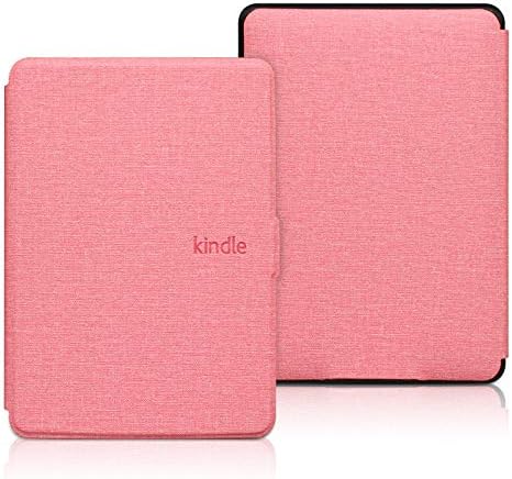 Kindle PaperWhite 11th Gen 2018 Kindle Cover Magnetic Smart Fabric Capa nova capa de tecido Kindle Paperwhite 4, Pink