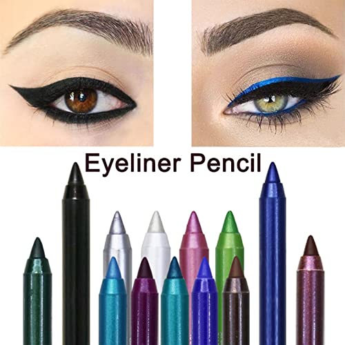 Outfmvch beleza para delineador de verdade colorido delineador caneta olho de olho perelescente caneta caneta caneta