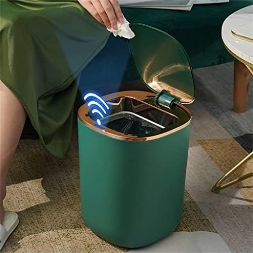 XFGDE 12L Smart Sensor Lixo Lixo da cozinha Lixo do banheiro pode indução automática Bin impermeável com tampa