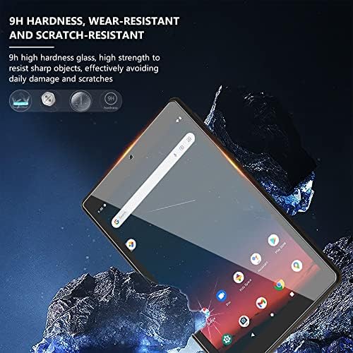 Fiewesey para Onn 8 polegadas 2022 Protetor de tela de geração 3, 9H Duridade High Touch Touch Scratch Resistente ao vidro Protetor