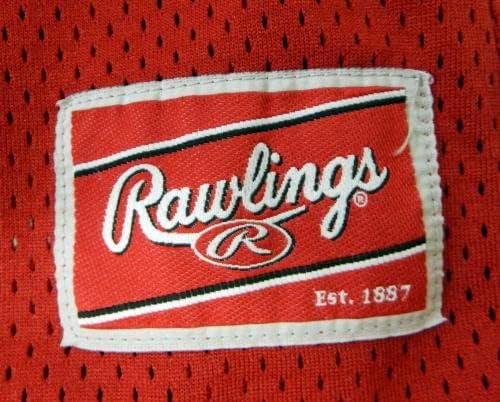 Threshers de Clearwater #50 Game usou camisa vermelha xl dp13285 - Jerseys MLB usada para jogo