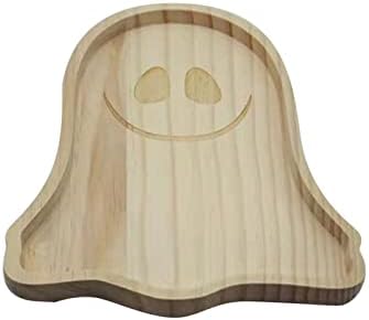 2022 Esqueleto do crânio de Halloween 2022 Novo Halloween Wooden Pumpkin Ghost bandeja decoração de decoração Decoração de prato