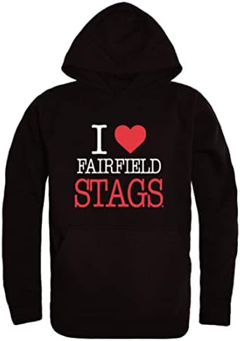 W Republic I Love Fairfield University Stags Swewewewie Sweworkshirts