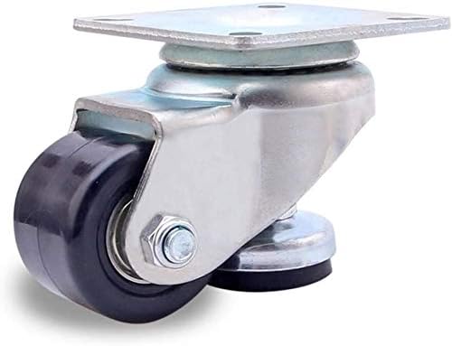 Haoktsb Kit Kit Industrial Giration Castors Castor pesado, 1600 kg, para dispositivo mecânico, rolamento de esferas, ajuste,