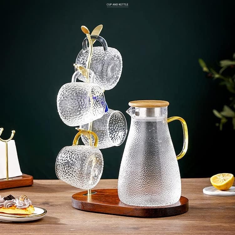 Genigw Cup Holder Water Copo de drenagem de drenagem de armazenamento de chá de chá de chá de chá de copo de vidro caneca de vidro