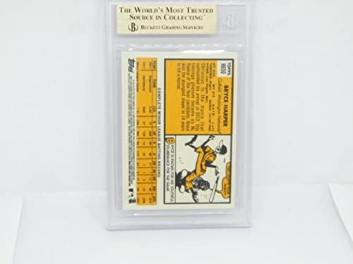 2012 Topps Heritage H650 Bryce Harper Washington Nationals RC ROOKIE BGS 9.5 GEM MINT OFICIAL MLB Baseball Trading Card