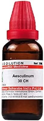 Dr. Willmar Schwabe Índia Aesculinum Diluição 30 CH garrafa de 30 ml de diluição