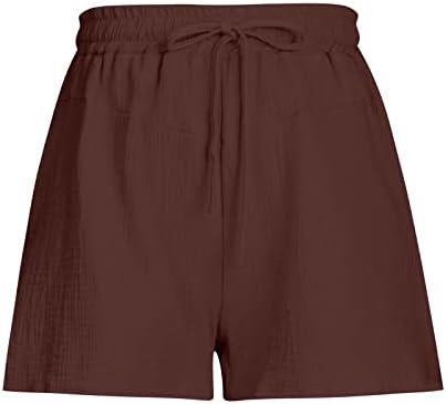 lcepcy plus size shorts casuais leves para mulheres de cordão