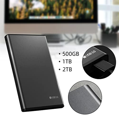 ZHUHW 2.5 HDD Mobile Hard disco rígido USB3.0 Disco rígido móvel longo 500 GB 1 TB 2TB DUSTIMENTO DE LAPTO DE LAPTOP