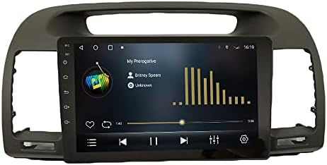 Android 10 Autoradio Navigação de carro Multimídia GPS Radio 2.5D Tela de toque fortoyota Camry 2000-2006 Octa cinza Octa Core